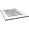 Ekena Millwork Vertical Surface Mount PVC Gable Vent: Non-Functional, w/ 3-1/2"W x 1"P Standard Frame, 20"W x 26"H GVPVE20X2601SN - alternate 5